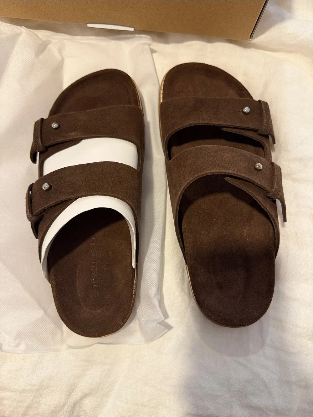Jenni Kayne Suede Hutton Slide Sandal Size 40